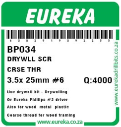 BP034 - Drywall Screw -BP034_label_T